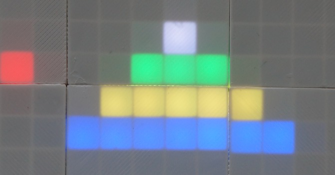 Nimm-Spiel auf LED-Matrix